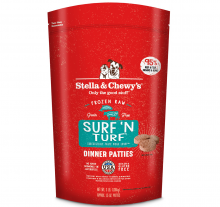 Stella & Chewy's-急凍生肉肉餅狗糧-牛,三文魚配方6LB(需冷藏)