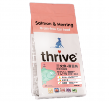 Thrive 脆樂芙-無穀物三文魚+鯡魚貓糧1.5kg|犬公館|免費送貨