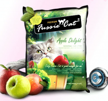 FUSSIE CAT 礦物凝結貓砂-蘋果味10公升 |犬公館|免費送貨
