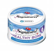 SIGNATURE7 貓罐頭肉醬-星期五-骨骼健康-鯖魚及非洲鯽70G|犬公館|免費送貨