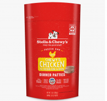 Stella & Chewy's-急凍生肉肉餅狗糧-雞肉配方3LB(需冷藏)