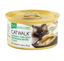 Catwalk 鰹吞拿魚+鯷魚-主食貓罐80g|犬公館|免費送貨
