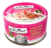 Fussie Cat 極品山羊奶主食罐貓罐頭-吞拿魚,海魚70g|犬公館|免費送貨