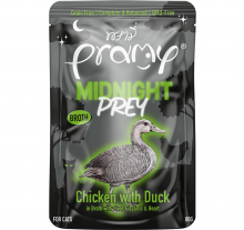 PRAMY 午夜饗宴主食貓餐包-鮮嫩雞肉+濃香鴨肉(濃湯)80G