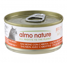 Almo Nature 啫喱三文魚+紅蘿蔔-成貓罐頭70g|犬公館|免費送貨