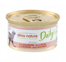 Almo Nature Daily 主食貓罐頭-三文魚慕絲85g|犬公館|免費送貨