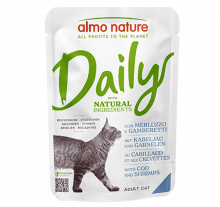 Almo Nature Dailymenu 貓濕糧-鱈魚,蝦70g|犬公館|免費送貨