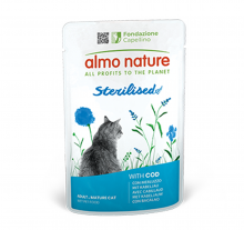 Almo Nature 功能性貓濕糧-鱈魚絕育配方70g|犬公館|免費送貨