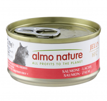 Almo Nature 啫喱三文魚-成貓罐頭70g|犬公館|免費送貨