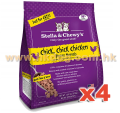 Stella & Chewy's  急凍生肉貓糧 雞肉肉粒配方 3LB x4包