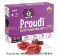 PROUDI 急凍鮮肉狗糧 2.4kg 袋鼠,牛肉