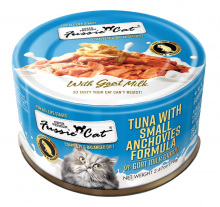 Fussie Cat 極品山羊奶主食罐貓罐頭-吞拿魚,小鯷魚70g|犬公館|免費送貨