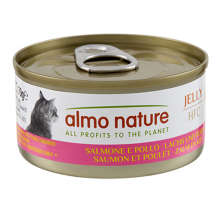 Almo Nature 啫喱三文魚+雞-成貓罐頭70g|犬公館|免費送貨