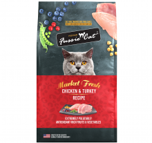 Fussie Cat-雞,火雞配方貓乾糧3.5磅|犬公館|免費送貨