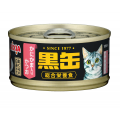 Aixia 黑缶-吞拿+鰹魚+蟹80g<BCM17>|犬公館|免費送貨