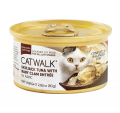 Catwalk 鰹吞拿魚+蜆肉-主食貓罐80g|犬公館|免費送貨