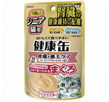 Aixia 健康缶11歲貓濕糧-皮膚護理40g<KCP7>|犬公館|免費送貨