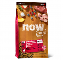 NOW FRESH-無穀物成犬紅肉,羊肉,豬肉狗糧3.5LB|犬公館|免費送貨