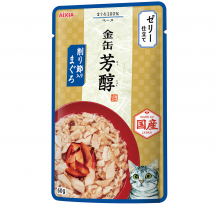 Aixia 金缶芳醇貓濕糧-吞拿魚,柴魚片60G<GHP4>|犬公館|免費送貨