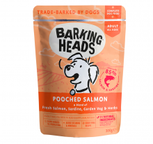 Barking Heads 無穀物三文魚狗濕包300G|犬公館|免費送貨