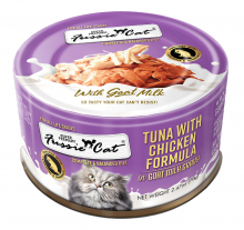 Fussie Cat 極品山羊奶主食罐貓罐頭-吞拿魚,雞肉70g|犬公館|免費送貨