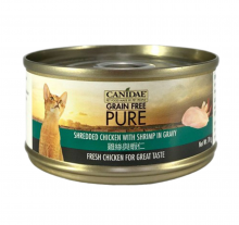 Canidae-無穀物貓罐頭-雞絲+蝦70g