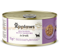 Applaws 肉絲貓罐頭 70g 鯖魚,沙甸