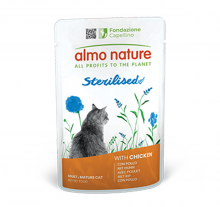 Almo Nature 功能性貓濕糧-雞肉絕育配方70g|犬公館|免費送貨