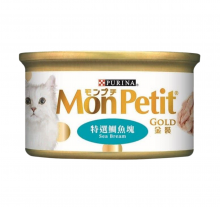 Mon Petit 金裝貓罐頭-特選鯛魚85g|犬公館|免費送貨