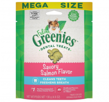 Greenies-潔齒貓小食三文魚味4.6oz|犬公館|免費送貨