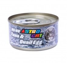 ASTRO CAT-貓罐頭-鵪鶉蛋+吞拿魚肉絲70G|犬公館|免費送貨