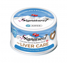 SIGNATURE7 貓罐頭肉醬-星期六-肝臟護理-雞肉及魚漿70G|犬公館|免費送貨