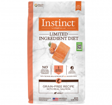 Instinct本能-無穀物單一蛋白低致敏狗糧-三文魚4LB|犬公館|免費送貨