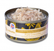 ASTKATTA 貓罐頭-強化氣管-肉絲鱷魚80G|犬公館|免費送貨