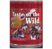 Taste of the wild 無穀物汁煮牛肉配方-狗罐頭390G|犬公館|免費送貨