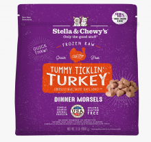 Stella & Chewy's-急凍生肉貓糧-火雞肉粒配方3LB(需冷藏)