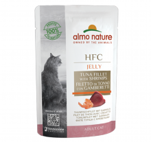 Almo Nature Jelly 貓濕糧-吞拿+蝦55g|犬公館|免費送貨