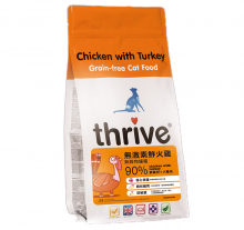 Thrive 脆樂芙-無穀物雞+火雞貓糧1.5kg|犬公館|免費送貨