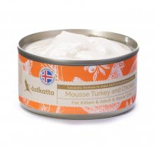 ASTKATTA 貓罐頭-火雞肉及雞肉慕絲80G|犬公館|免費送貨