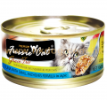 Fussie Cat 黑鑽貓罐頭 吞拿+白魚 80g