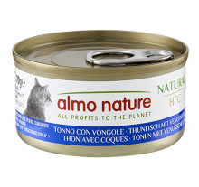 Almo Nature 吞拿+蛤-成貓罐頭70g|犬公館|免費送貨