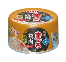 Aixia 金缶貓罐-吞拿,雞,扇貝70G<GMC4>|犬公館|免費送貨
