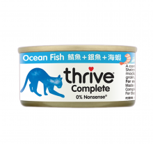 Thrive 脆樂芙-無穀物主食貓罐頭-鯖魚,銀魚,蝦75g|犬公館|免費送貨