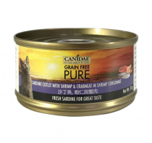 Canidae-無穀物貓罐-沙甸+蝦+蟹70g