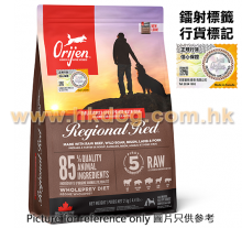 Orijen 無穀物成犬紅肉狗糧 11kg