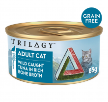 Trilogy奇境-肉絲高湯主食成貓罐頭-吞拿魚85g|犬公館|免費送貨