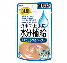 Aixia 健康缶水份補給貓濕糧-吞拿+鰹魚40G|犬公館|免費送貨