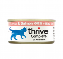 Thrive 脆樂芙-無穀物主食貓罐頭-吞拿,三文魚75g|犬公館|免費送貨