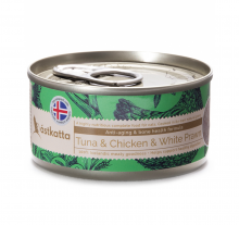 ASTKATTA 貓罐頭-增強活力-白鰹吞拿,雞肉,白蝦80G|犬公館|免費送貨