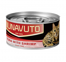 NUNAVUTO-吞拿+蝦貓罐頭60g|犬公館|免費送貨